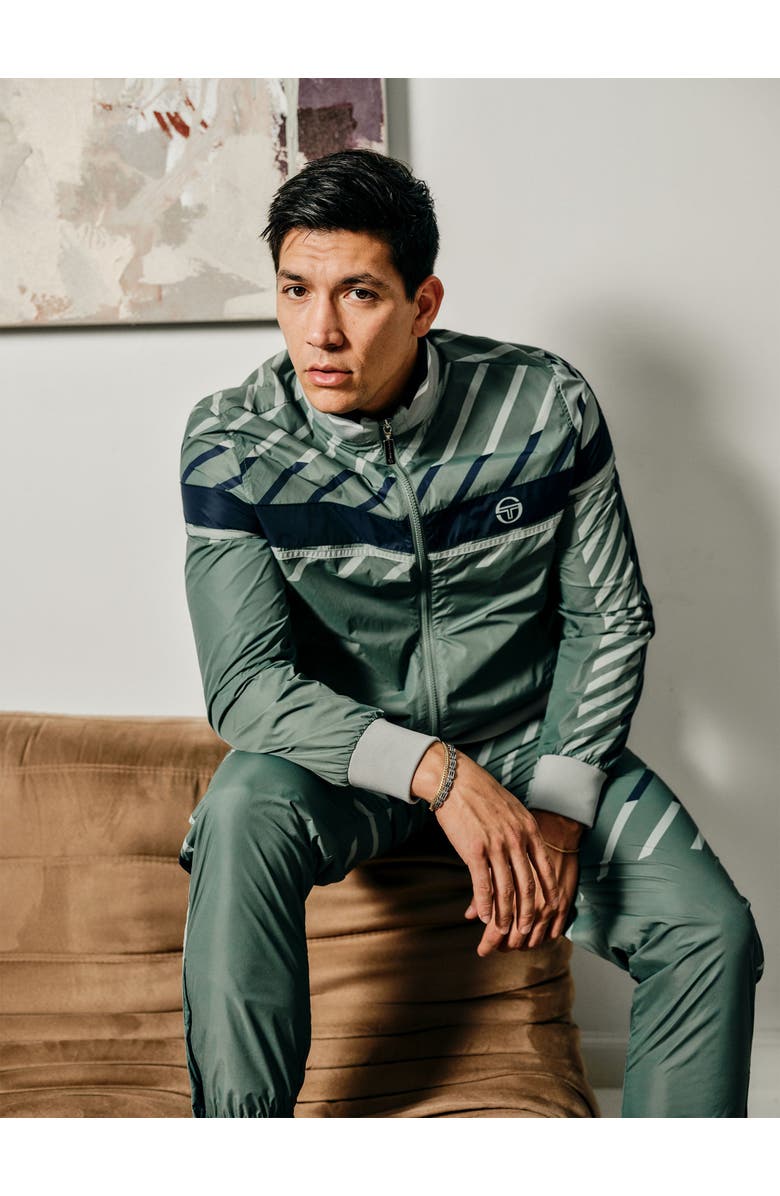 Sergio Tacchini Quadretto Track Pant, Alternate, color, Duck Green