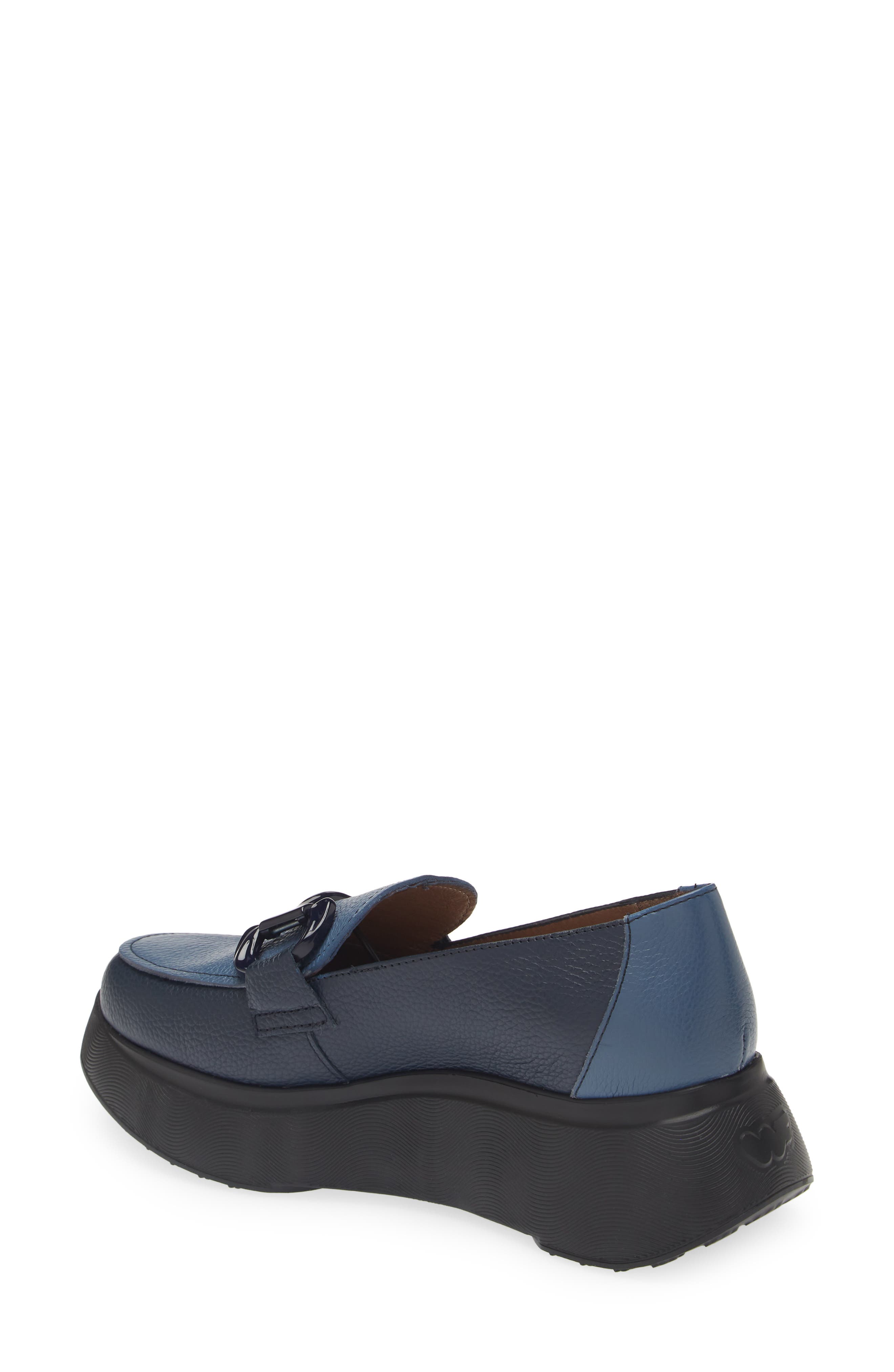 Wonders Platform Loafer, Alternate, color, Navy/ Blue Combo