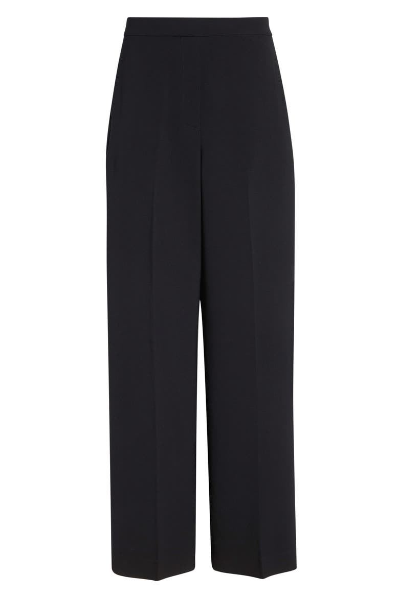 Maddie Stretch Wide Leg Pants, Alternate, color, BLACK