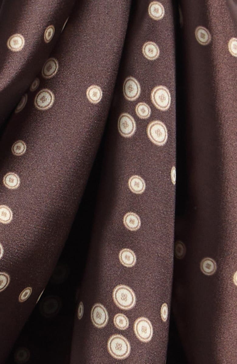 rag & bone Pearly Button Print Square Silk Scarf, Alternate, color, 