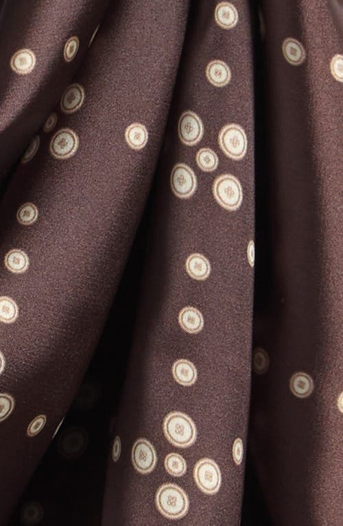 Rag & Bone Pearly Button Print Square Silk Scarf
