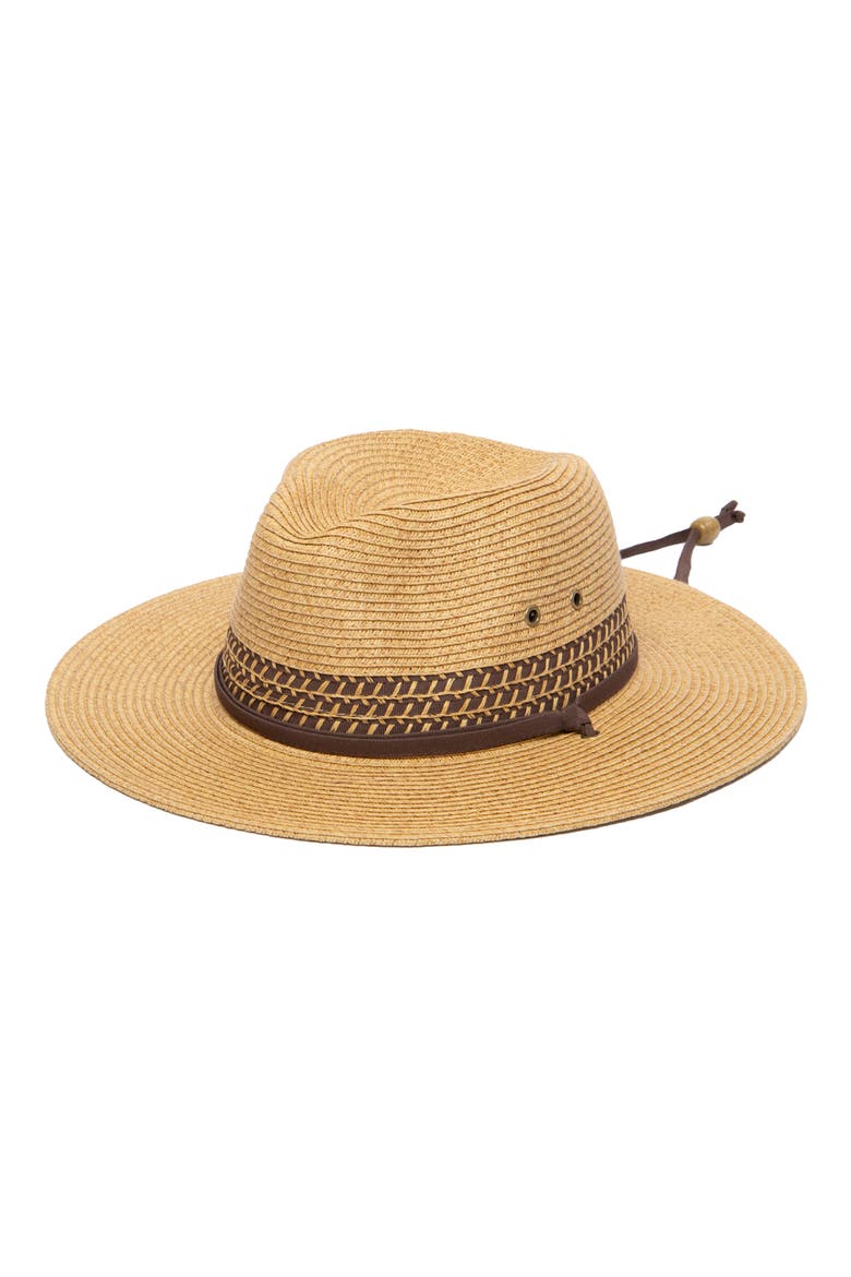 Ultrabraid Outback Hat, Main, color, NATURAL