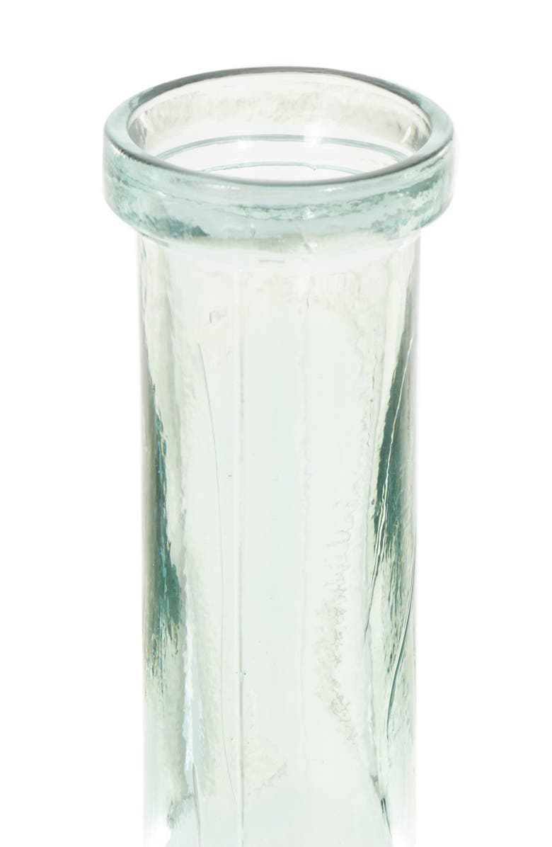 GINGER BIRCH STUDIO Recycled Glass Vase, Alternate, color, Teal