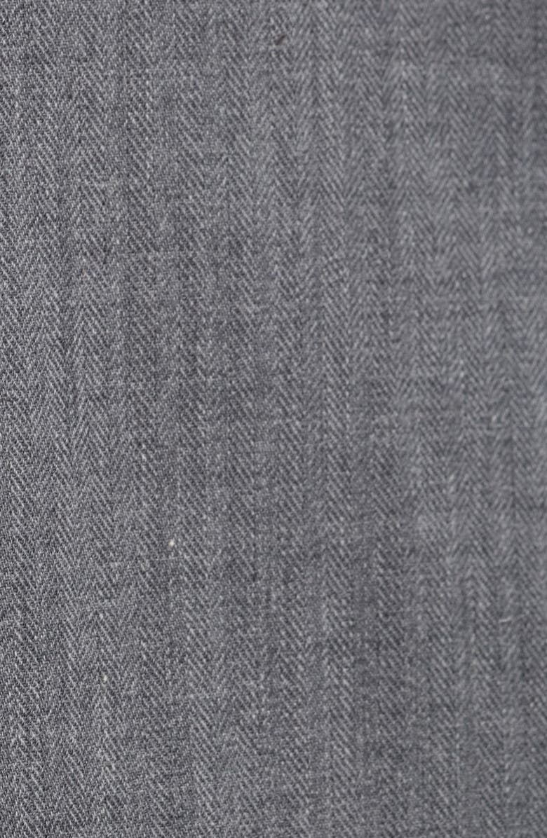 Jack Victor Leonard Cotton Button-Up Shirt, Alternate, color, Charcoal