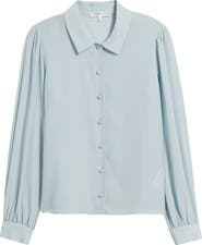 FRAME Staple Silk Button-Up Shirt