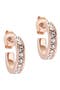 selected Rose Gold Tone Clear Crystal