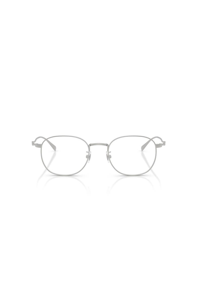 50mm Round optical glasses, Alternate, color, Silver