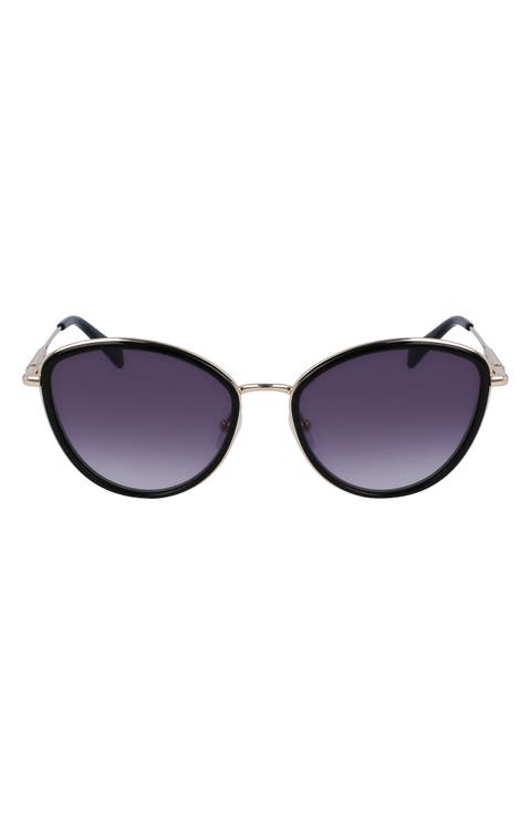Roseau 54mm Gradient Cat Eye Sunglasses