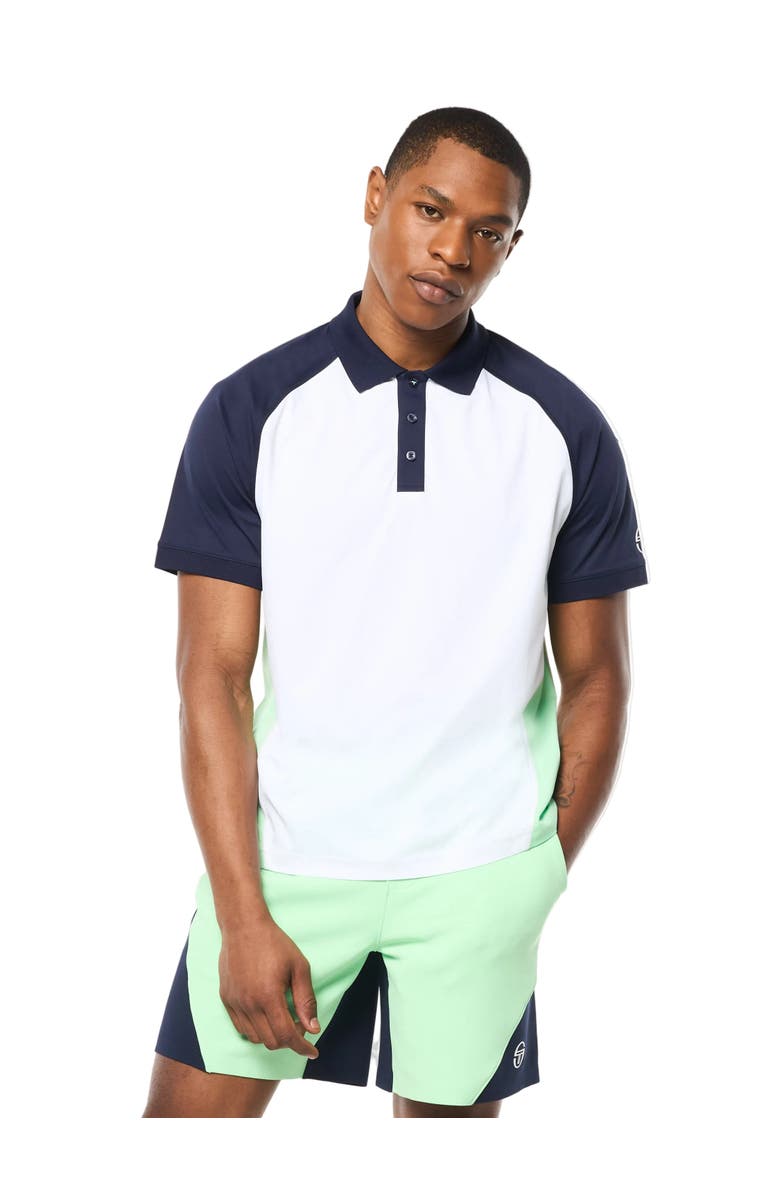 Sergio Tacchini Pagia Court Polo, Main, color, Green Ash