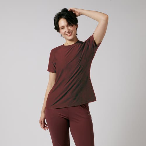 Tomboyx Solarmesh Raglan Tee In Burgundy