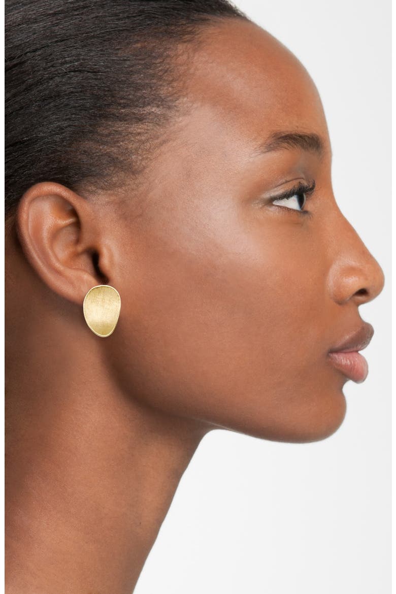 'Lunaria' Oversized Stud Earrings, Alternate, color, YELLOW GOLD