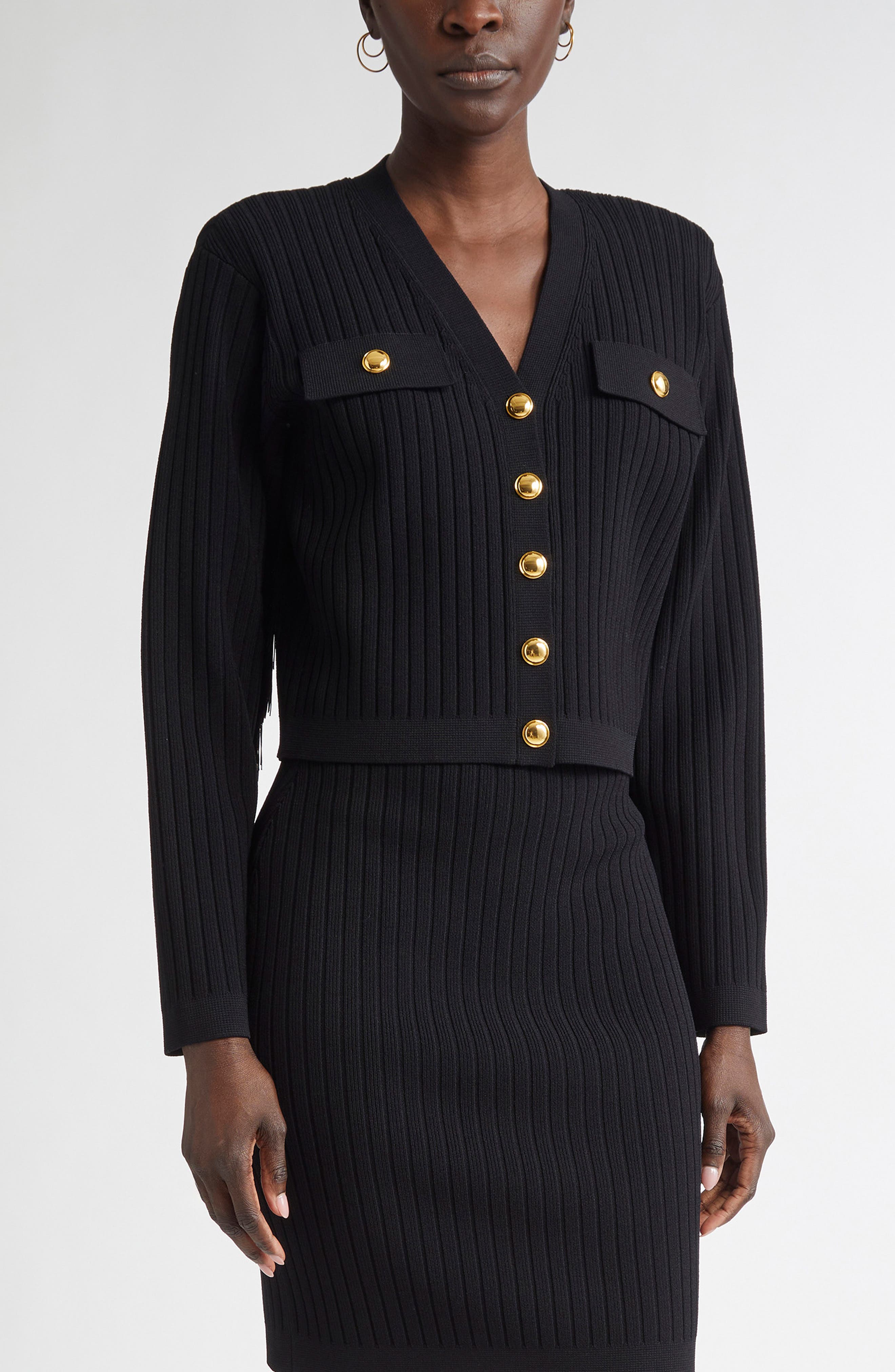 Fringe Flatback Rib Jacket