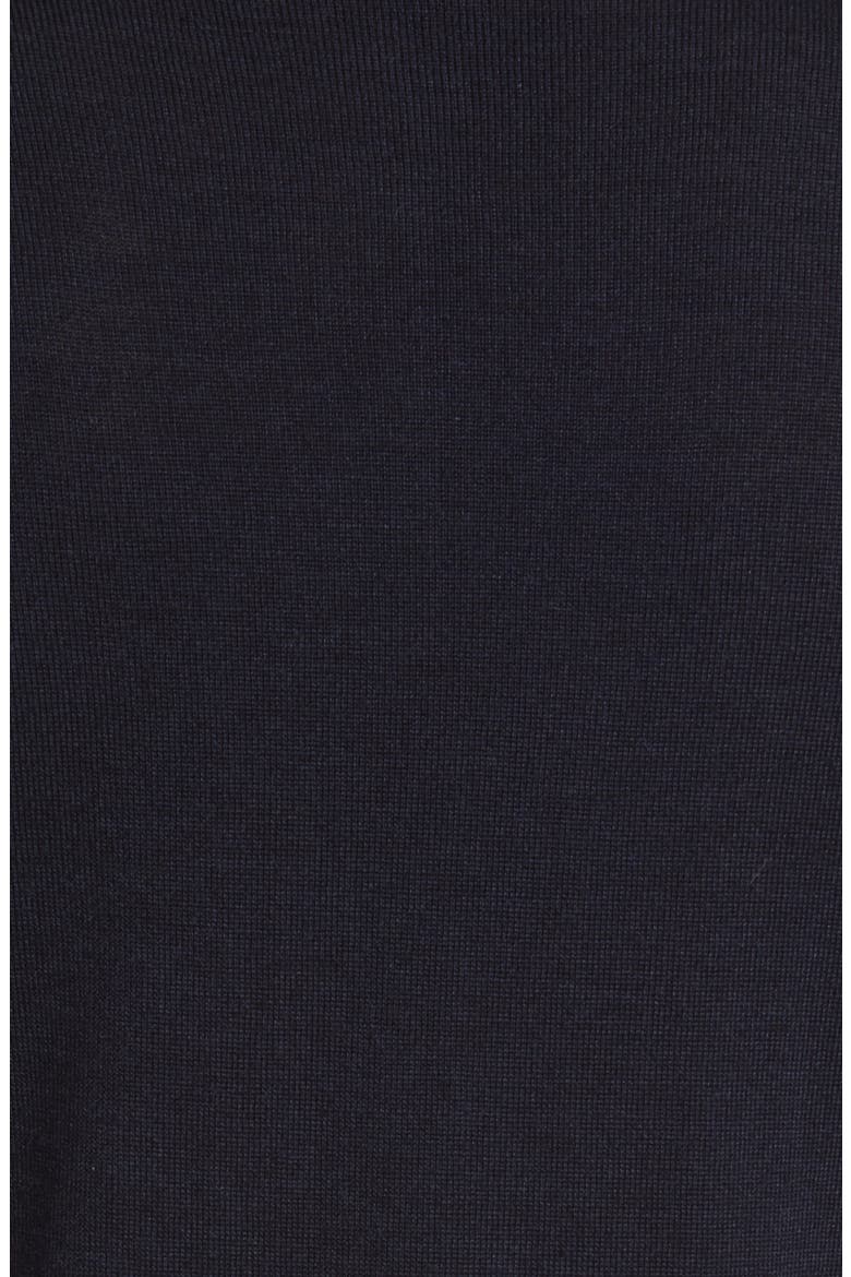 Brutus Long Sleeve Wool & Lyocell Polo, Alternate, color, NAVY