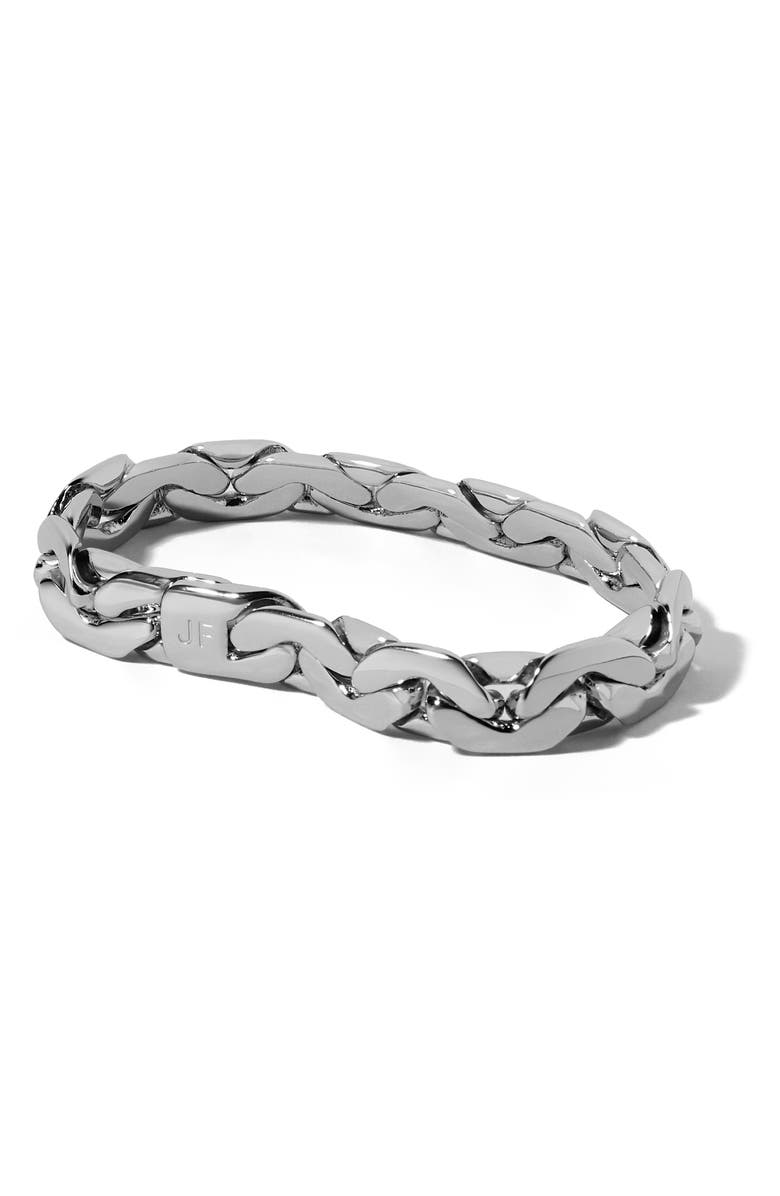 Jennifer Fisher Tribeca Chain Bracelet, Main, color, Silver