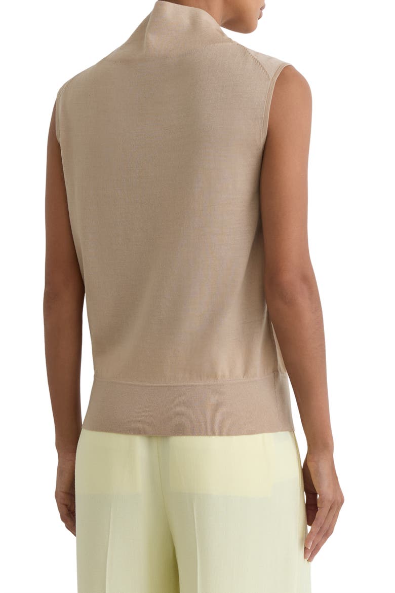 Honey Funnel Neck Knit Shell, Alternate, color, NEUTRAL