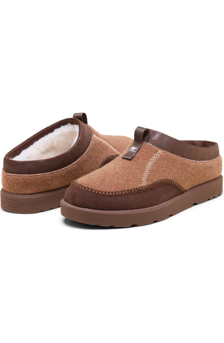 SOREL Byways<sup>™</sup> Faux Fur Lined Mule Slipper, Alternate, color, Velvet Tan/ Tobacco