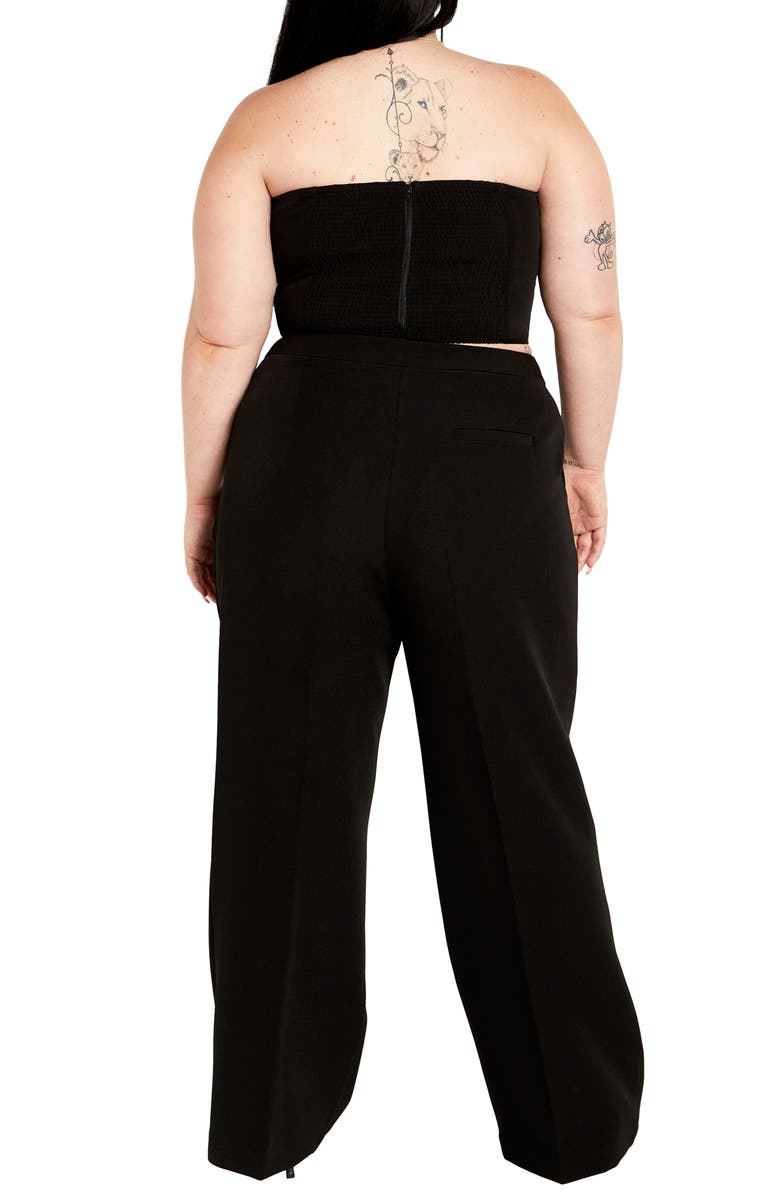 City Chic Alexis Strapless Corset Top, Alternate, color, 