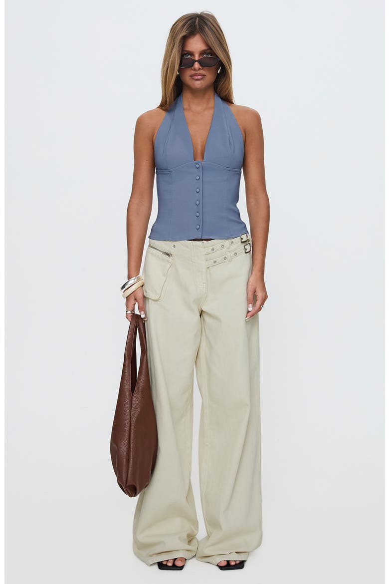 Paltrow Cotton Cargo Pants, Alternate, color, CREAM
