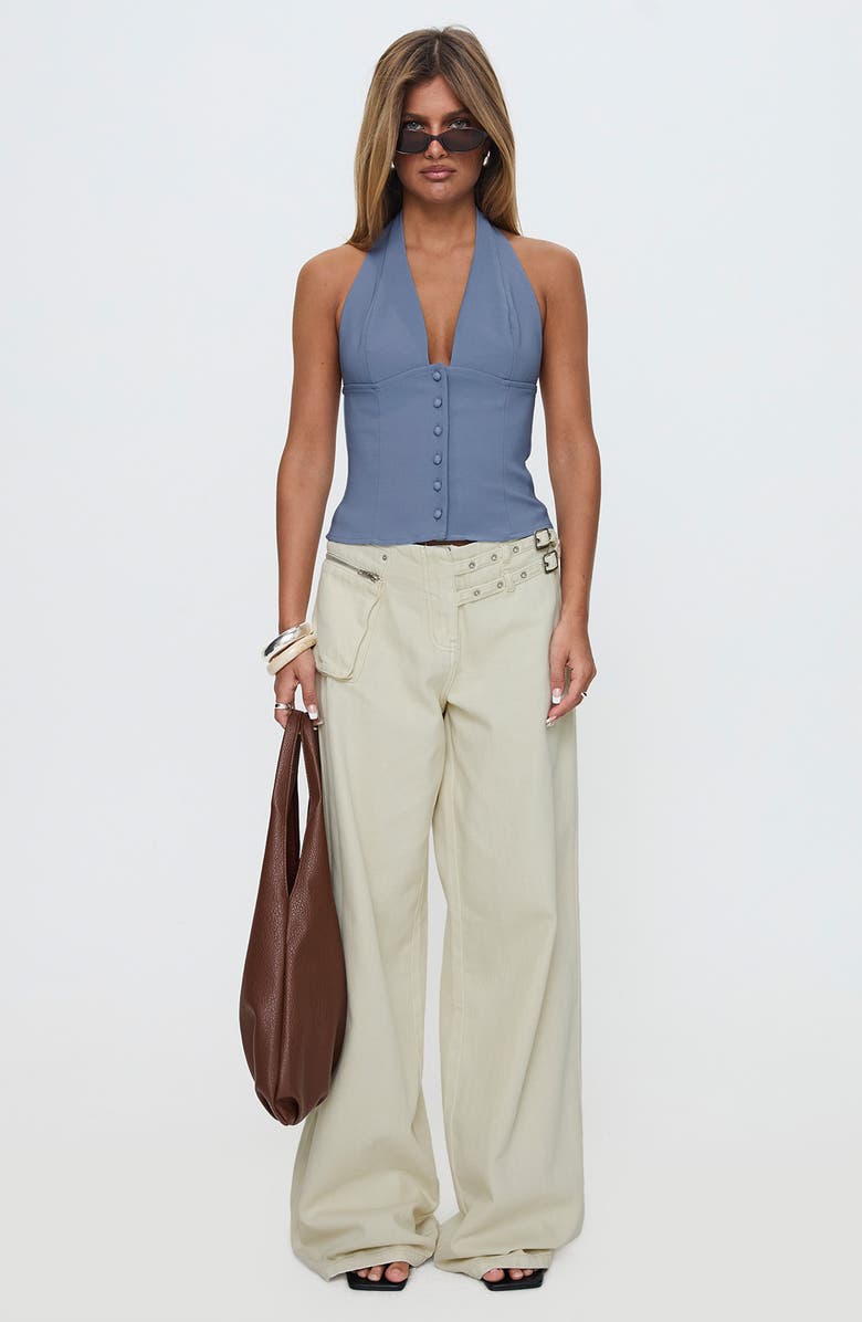 Princess Polly Paltrow Cotton Cargo Pants, Alternate, color,