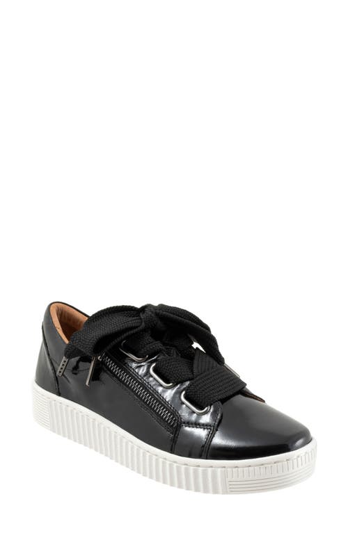 Eos Footwear Jovi Sneaker In Black Patent