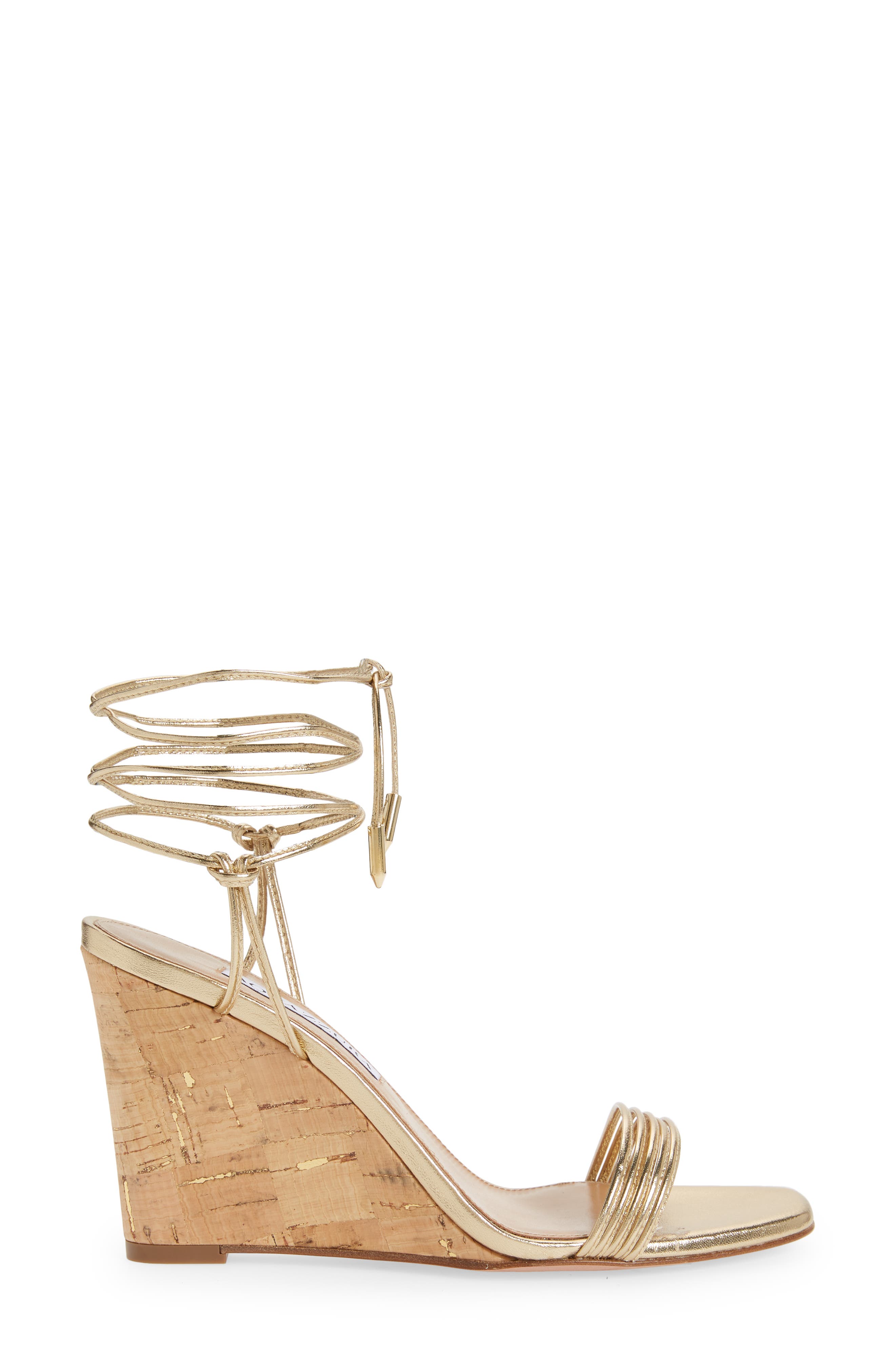 Aquazzura Trouble Maker Wedge Sandal, Alternate, color, 