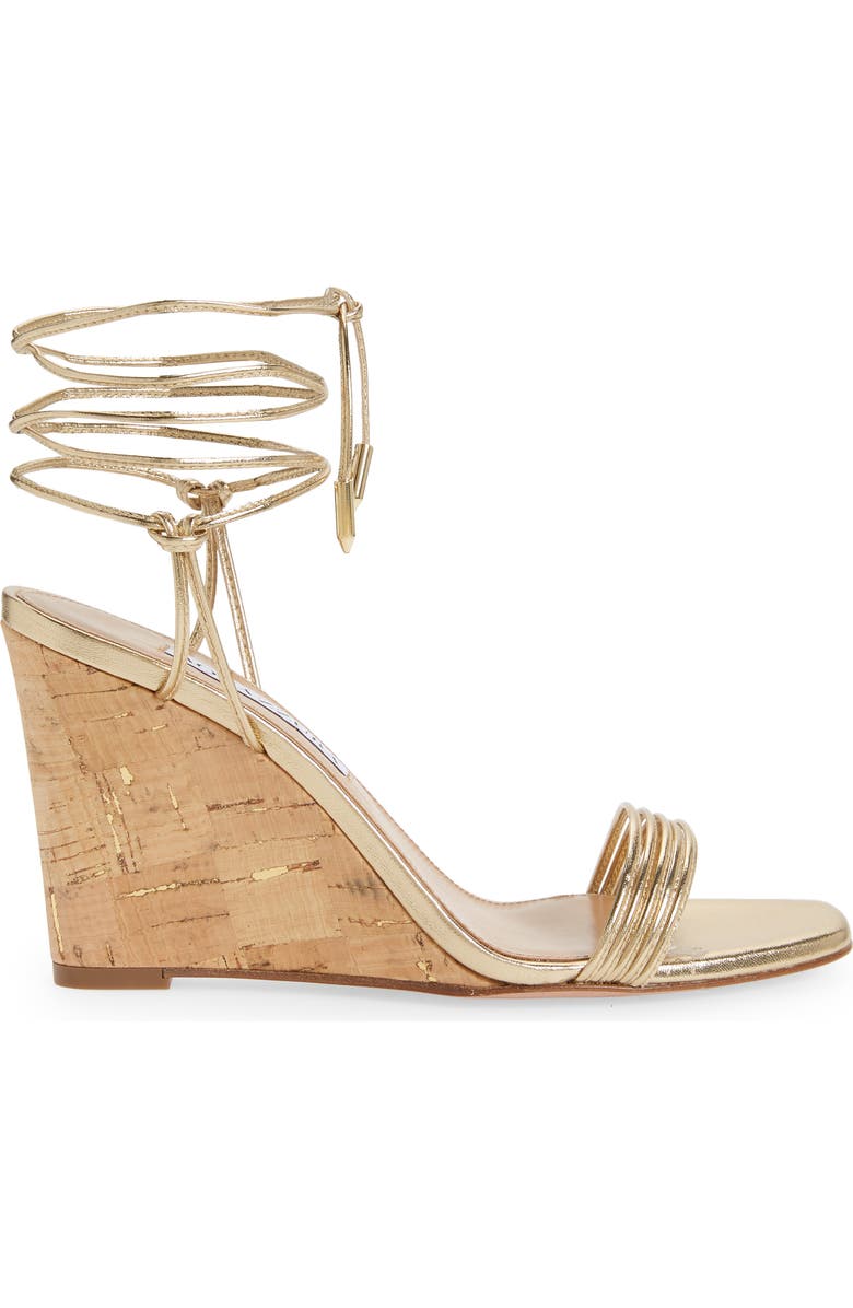 Aquazzura Trouble Maker Wedge Sandal, Alternate, color,