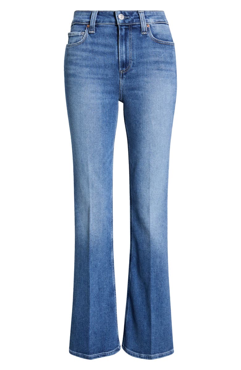 PAIGE Laurel Canyon High Waist Bootcut Jeans, Main, color, Monacomist