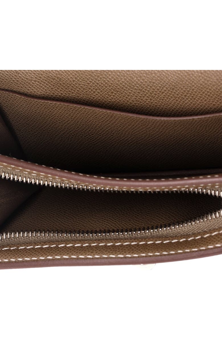 Pre-Owned Hermes Kelly Pocket Slim Wristlet Wallet Madame, Alternate, color, Etoupe