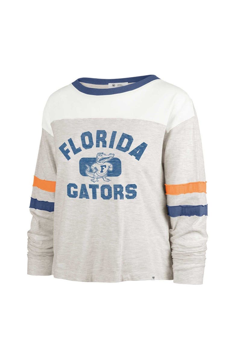 '47 Women's '47 Oatmeal Florida Gators Vault All Class Lena Long Sleeve T-Shirt, Alternate, color, Oatmeal