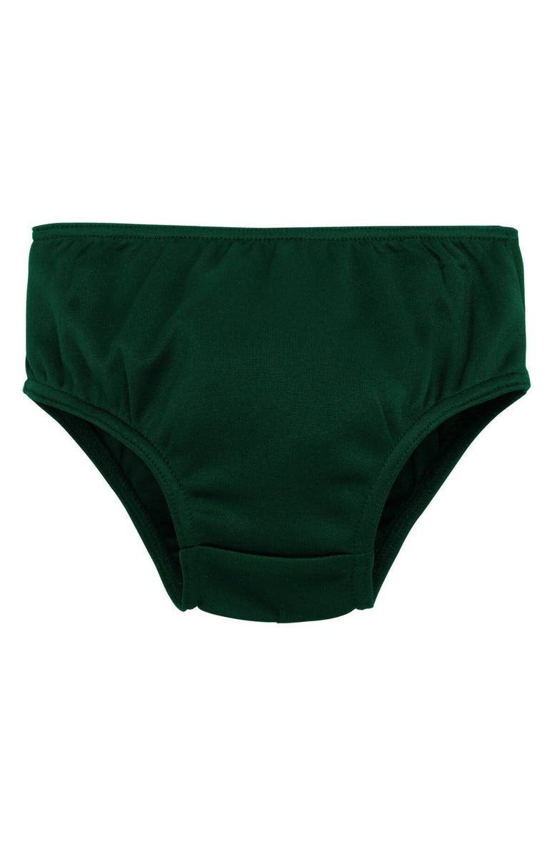 Outerstuff Girls Toddler Green Green Bay Packers Cheer Captain Dress with Bloomers, Alternate, color, Green