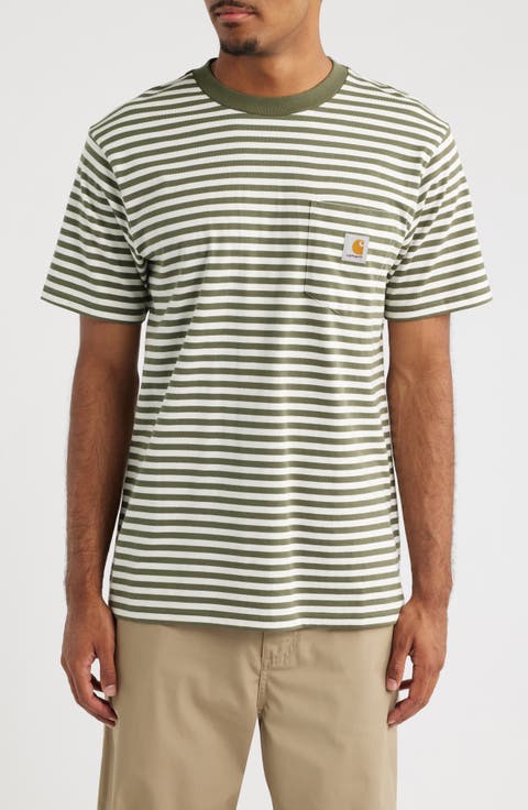 Ezra Stripe Pocket T-Shirt