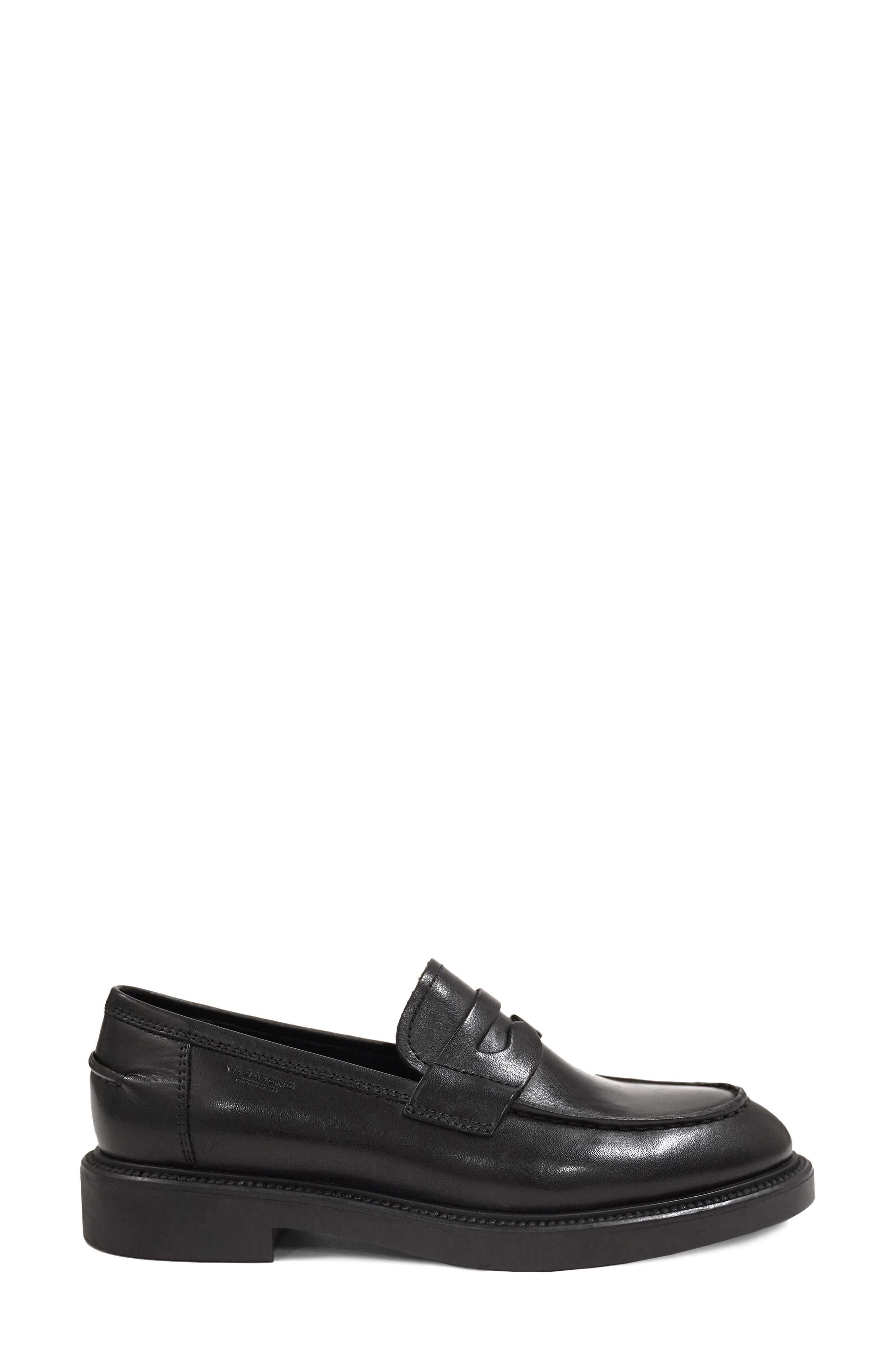 Vagabond Shoemakers Alex Loafer, Alternate, color, Black