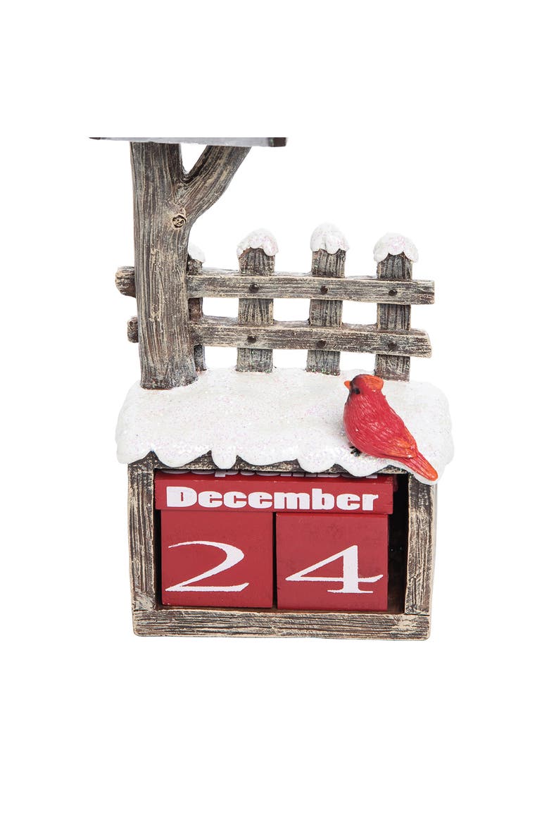 Cardinal Mailbox Calendar, Alternate, color, Red