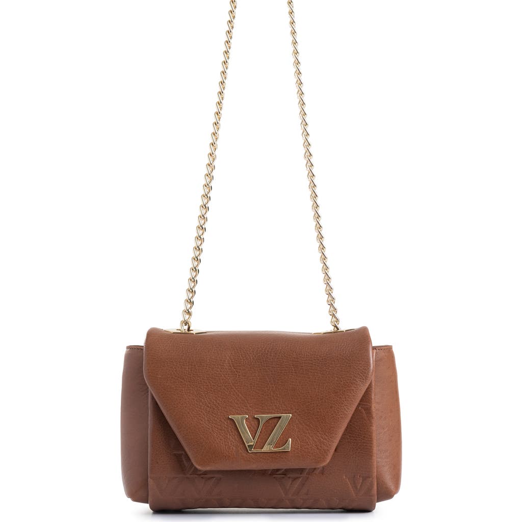 VELEZ VELEZ MINI LILI HANDS-FREE LEATHER BAG WITH METALLIC CHAIN