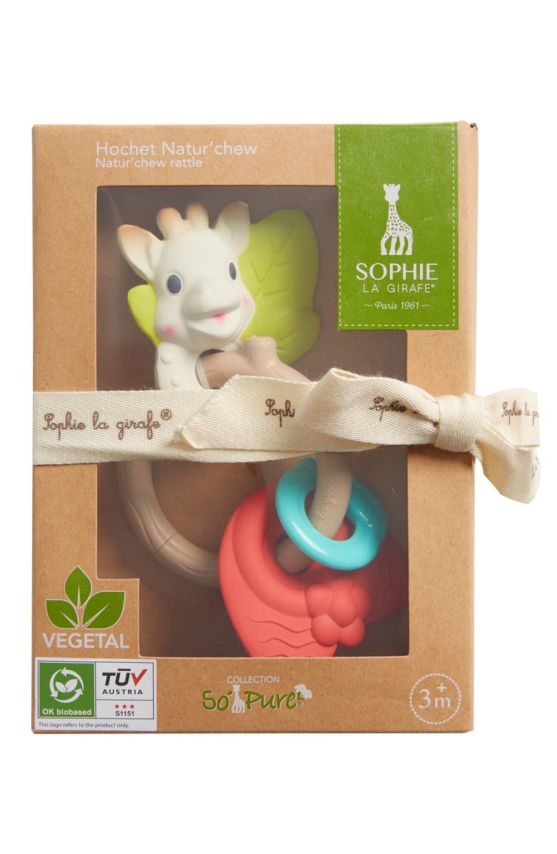 Sophie la Girafe So Pure Teething Rattle, Alternate, color, 