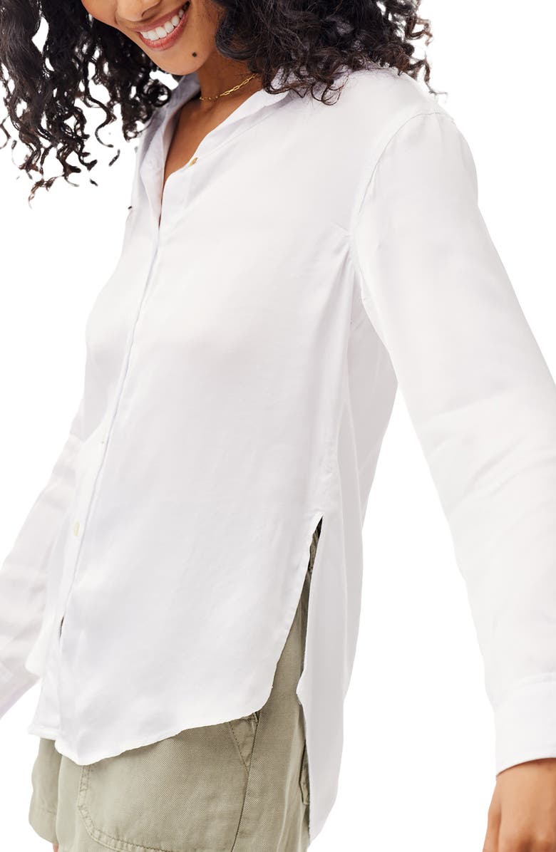 Bella Dahl Side Slit Button-Up Shirt, Alternate, color,