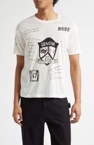 Bode Geneva Camp Crest Graphic T-Shirt