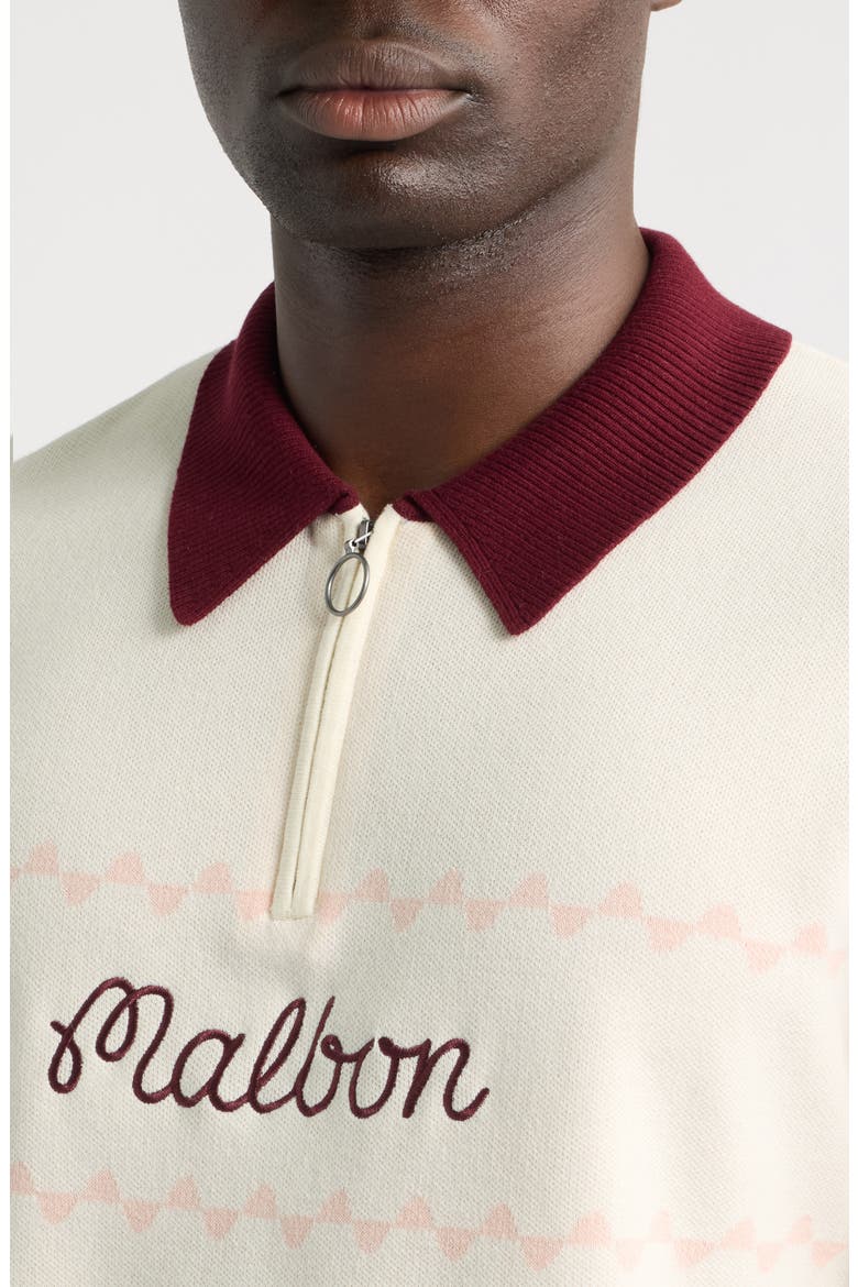 Benny Logo Detail Cotton Polo, Alternate, color, WHISPER WHITE