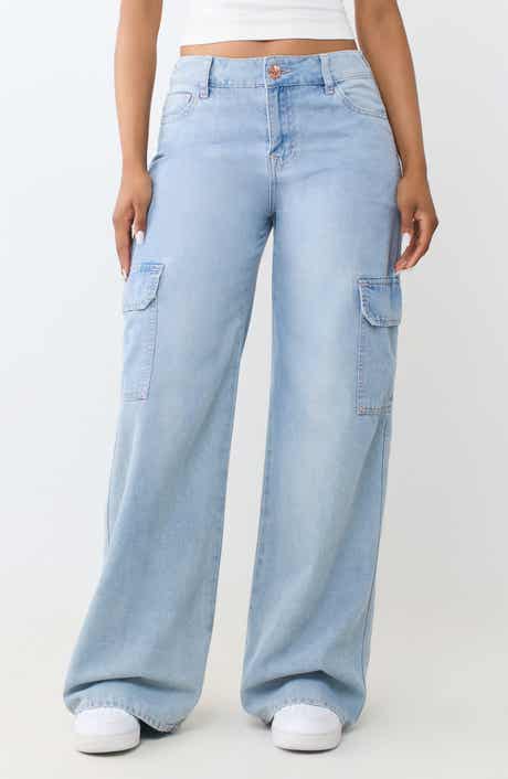Bobbi Baggy Cargo Wide Leg Jeans