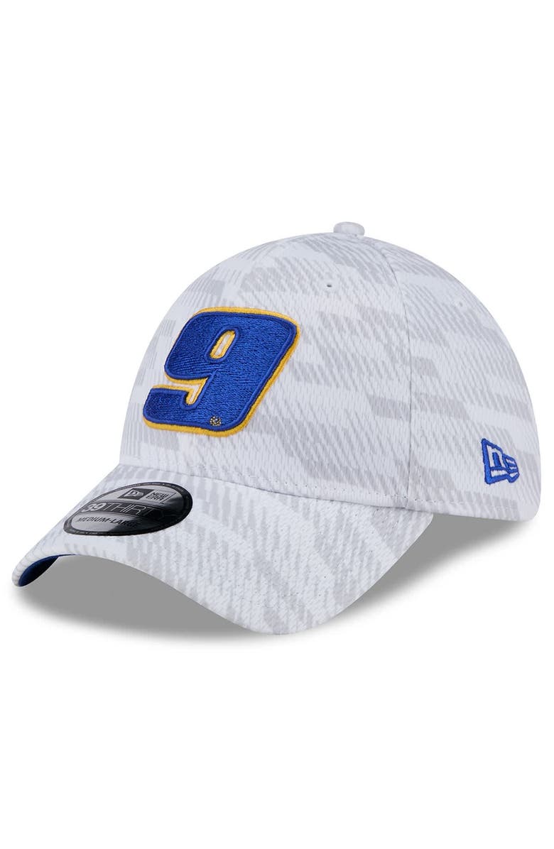 New Era Men
s New Era White Chase Elliott 39THIRTY Graded Flex Hat, Alternate, color, White