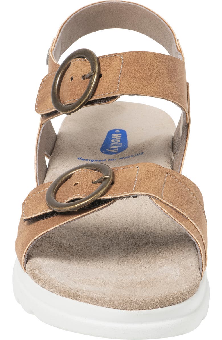 Wolky Voyage Ankle Strap Sandal, Alternate, color, Tan