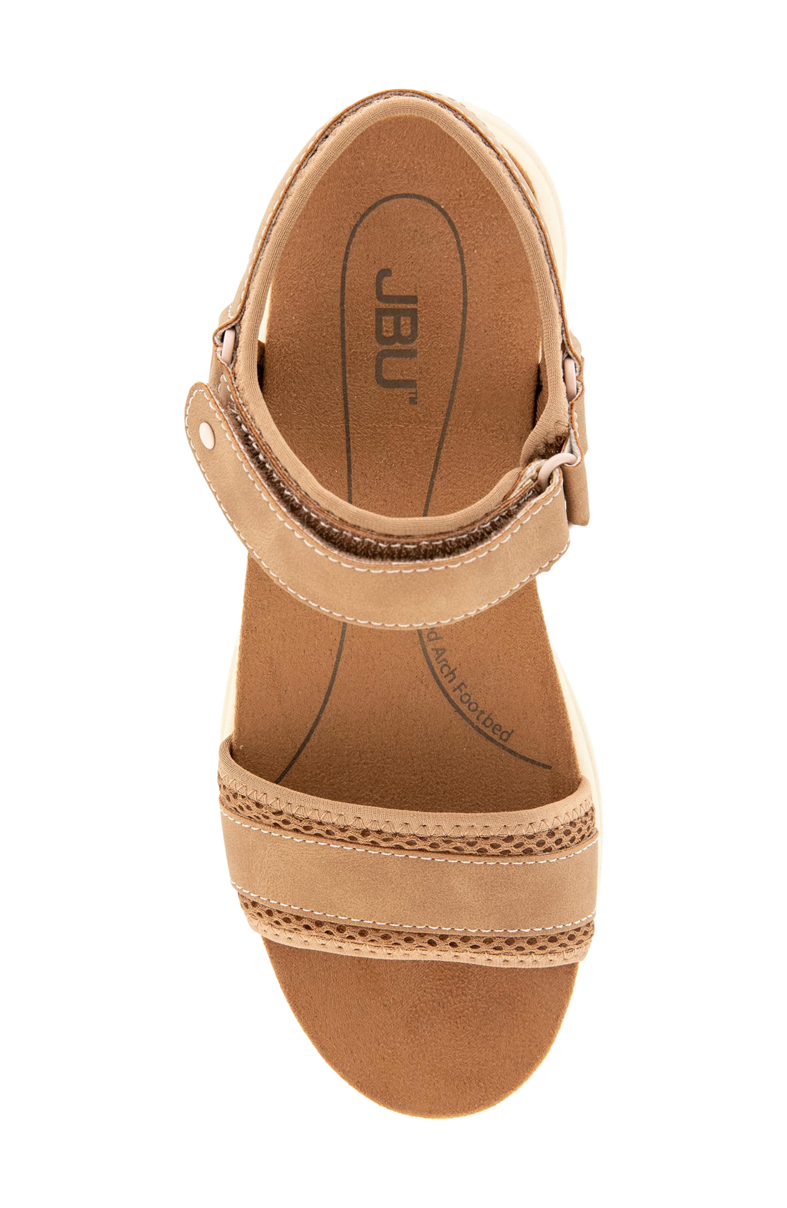 JBU Ellewood Ankle Strap Sandal, Alternate, color, Tan/ Petal
