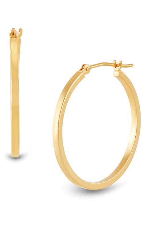Tube Hoop Earrings