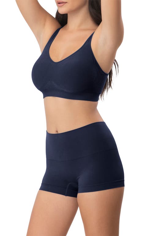 Underoutfit Smoothing At Waist Boyshort In Black