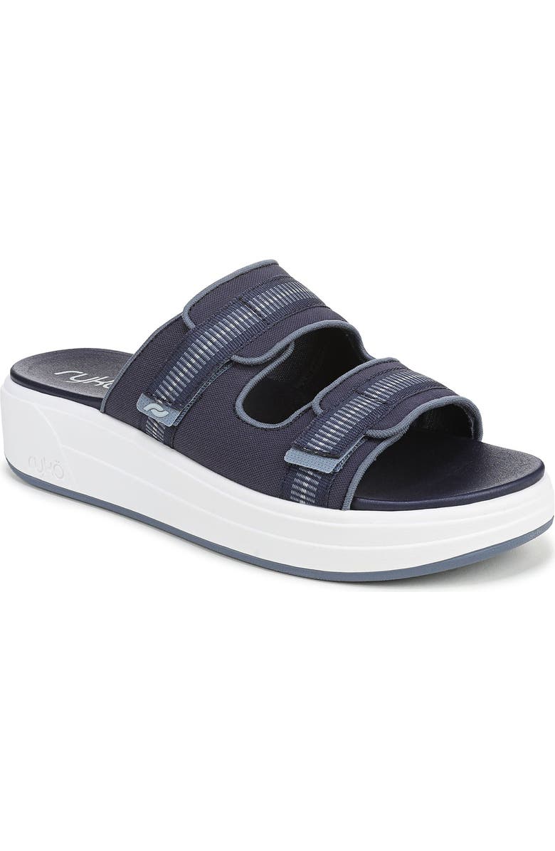 Rykä Viv Slide Sandal, Main, color, Academy Blue