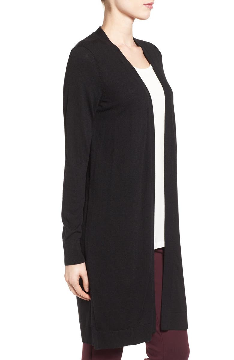 Halogen<sup>®</sup> Long Side Slit Cardigan, Alternate, color,