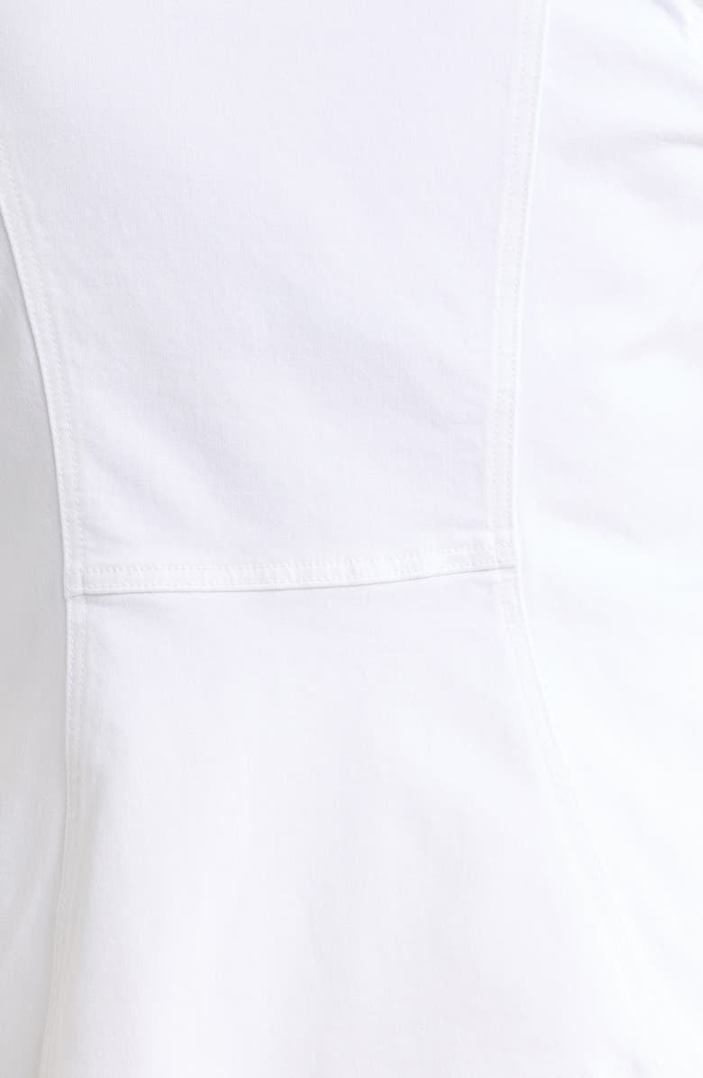 Liverpool Los Angeles Fit & Flare Trucker Jacket, Alternate, color, Bright White