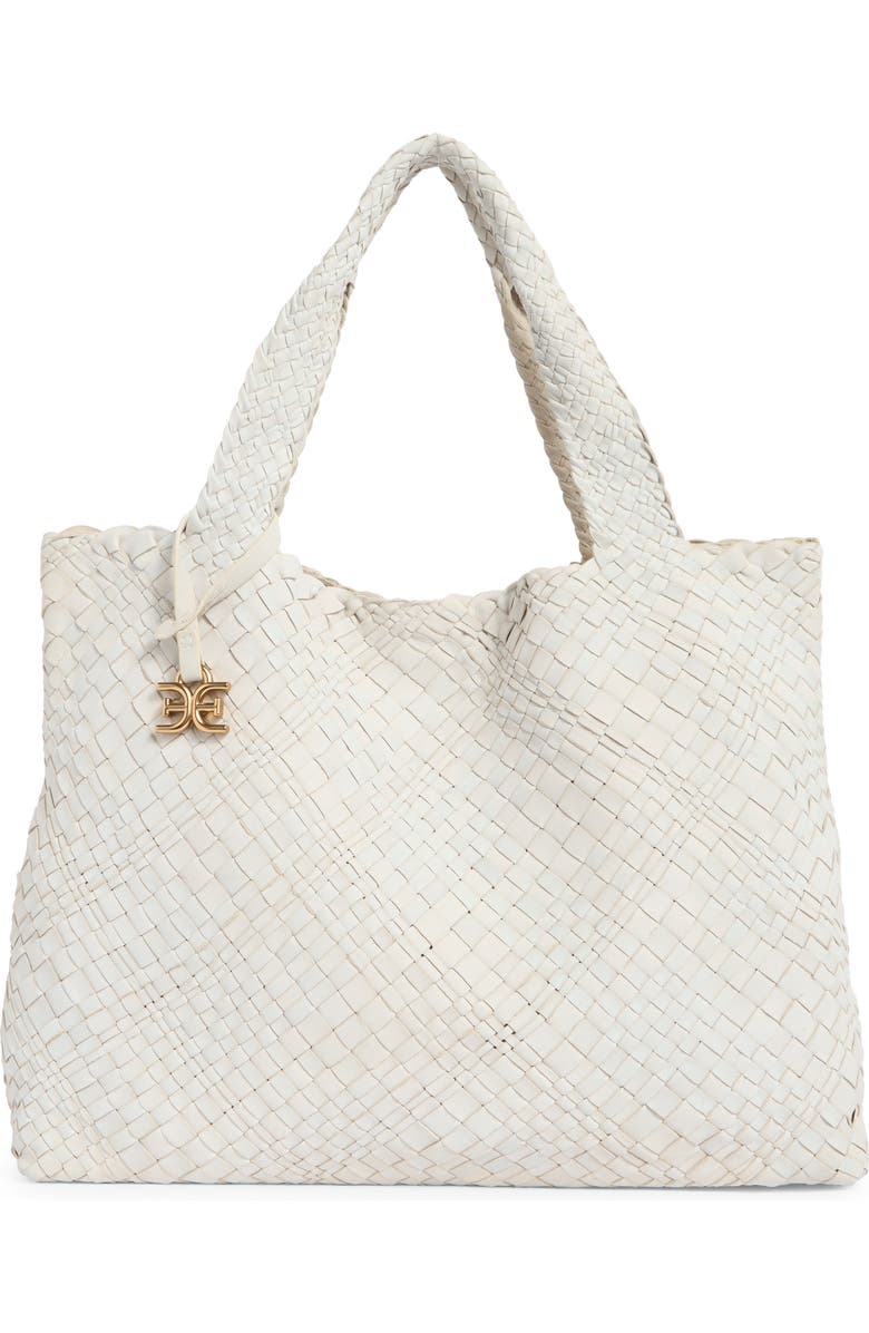 Sam Edelman Priya Woven Leather Tote Bag, Main, color,