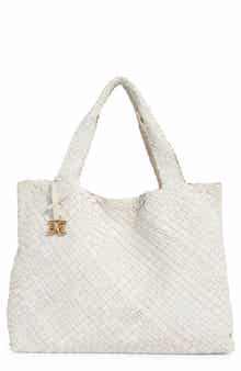 Sam Edelman Priya Woven Leather Tote Bag