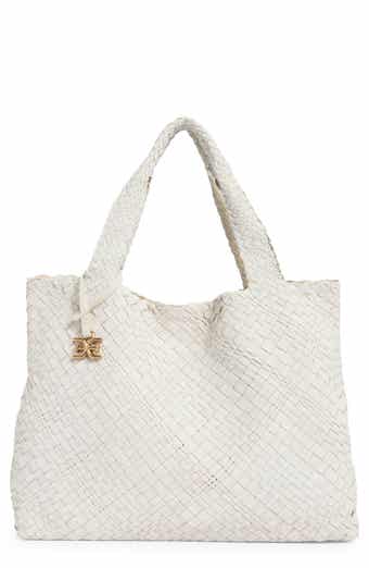 Sam Edelman Priya Woven Leather Tote Bag